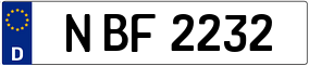 Truck License Plate